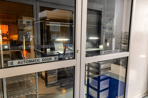 Doors leading to coating clean room workstations_LR